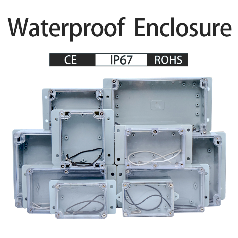 Outdoor Power Supply Box - Scatola trasparente in plastica IP67 Custodia