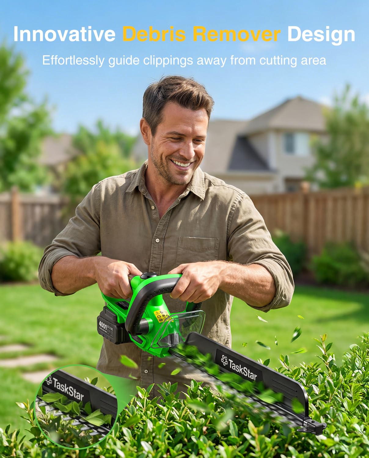 Tagliasiepi Elettrico TaskStar - Lawn Mower Battery recensione e prezzo